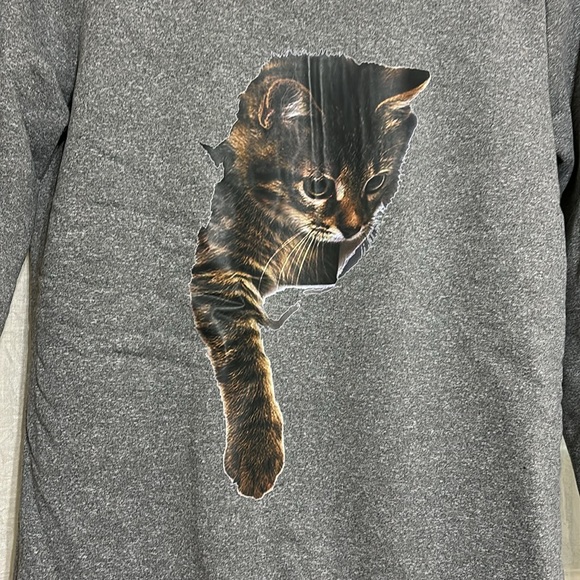 NoraCora Gray Cat Tunic - Picture 3 of 5